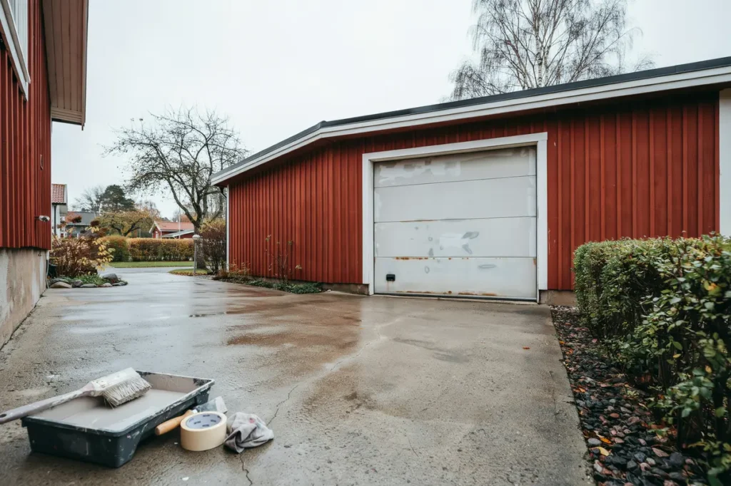 m la om garageporten r tt f rgval rostskydd och steg f r steg f r ett h llbart resultat